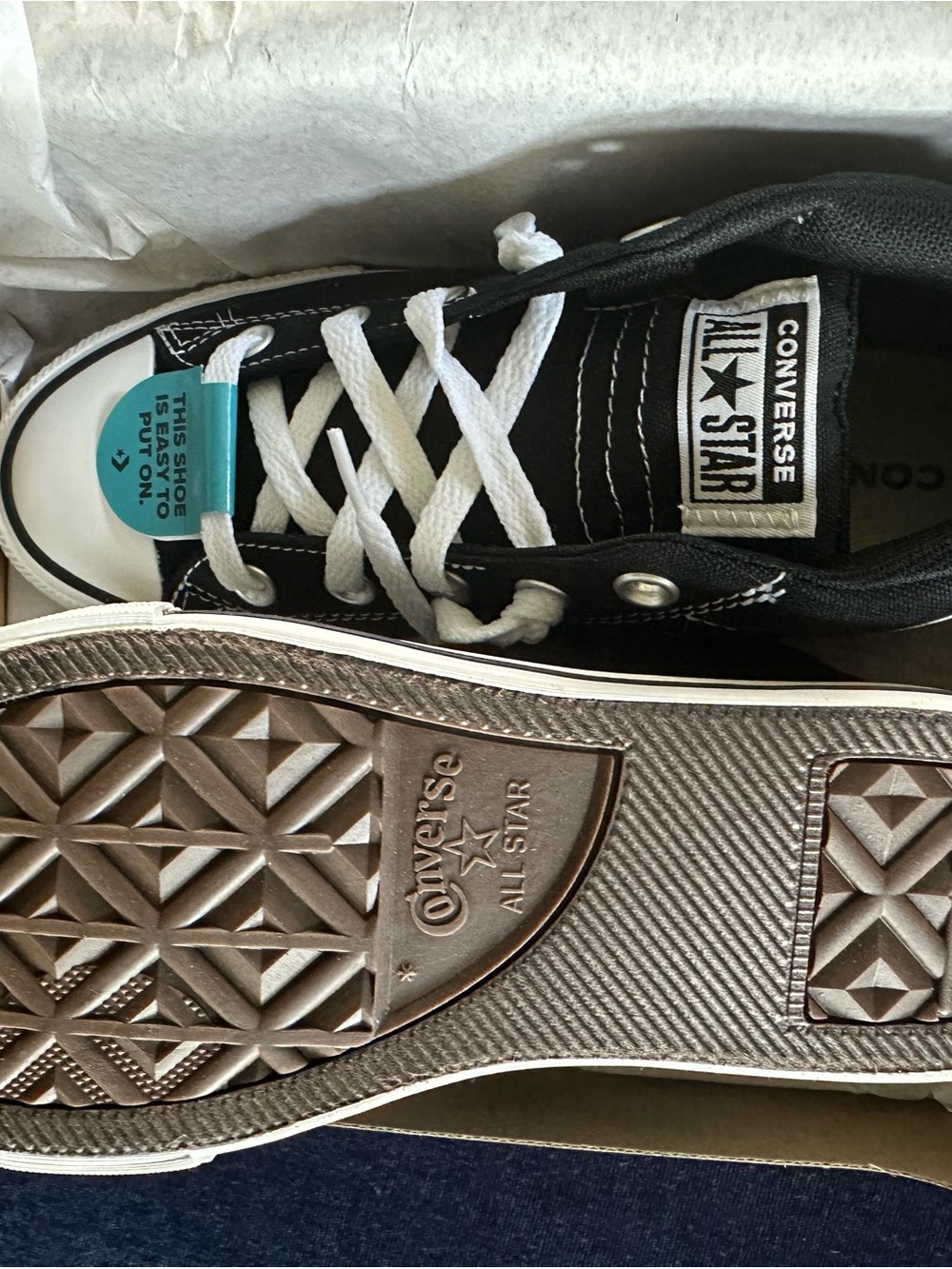 Converse Black & White Low Top Sneakers